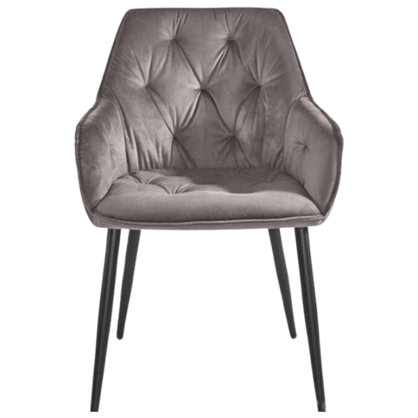 Кухонный стул Fabrik Home BEL Вельвет/ Taupe Черный photo 1 Кухонный стул Fabrik Home BEL Вельвет/ Taupe Черный photo 1