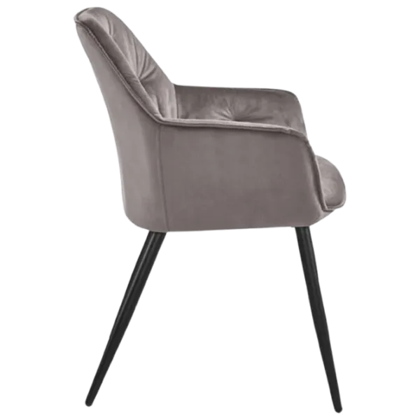 Кухонный стул Fabrik Home BEL Вельвет/ Taupe Черный photo 2 Кухонный стул Fabrik Home BEL Вельвет/ Taupe Черный photo 2