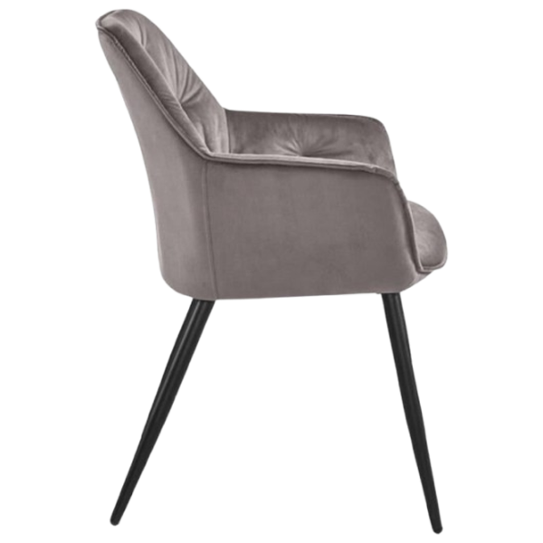 Кухонный стул Fabrik Home BEL Вельвет/ Taupe Черный photo 2 Кухонный стул Fabrik Home BEL Вельвет/ Taupe Черный photo 2