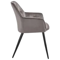 Кухонный стул Fabrik Home BEL Вельвет/ Taupe Черный photo 2