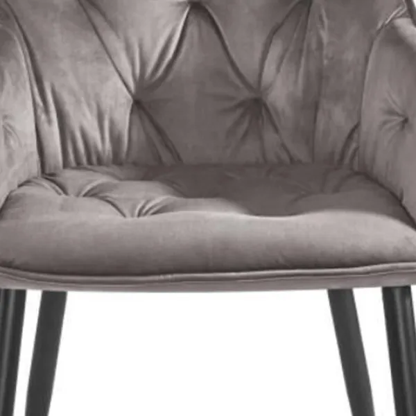 Кухонный стул Fabrik Home BEL Вельвет/ Taupe Черный photo 4 Кухонный стул Fabrik Home BEL Вельвет/ Taupe Черный photo 4