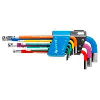 Set de chei hexagonale Hoegert HT1W806 Cantitatea în set: 9 buc.