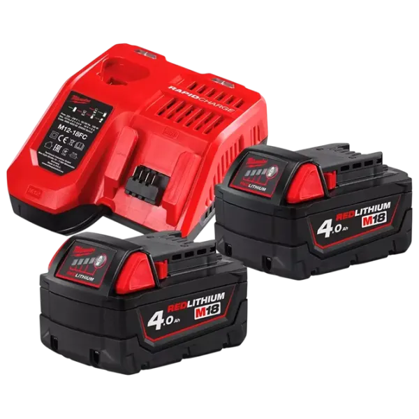 Set acumulatori și încărcător Milwaukee M18NRG-402 Li-Ion / 4 Ah / 18 V photo 1 Set acumulatori și încărcător Milwaukee M18NRG-402 Li-Ion / 4 Ah / 18 V photo 1