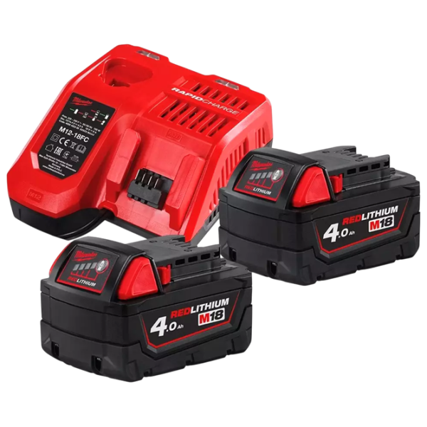 Set acumulatori și încărcător Milwaukee M18NRG-402 Li-Ion / 4 Ah / 18 V photo 1 Set acumulatori și încărcător Milwaukee M18NRG-402 Li-Ion / 4 Ah / 18 V photo 1