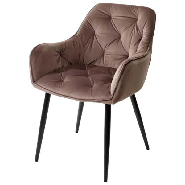 Scaun de bucătărie Fabrik Home BEL Velvet/ Brown Black photo 2 Scaun de bucătărie Fabrik Home BEL Velvet/ Brown Black photo 2