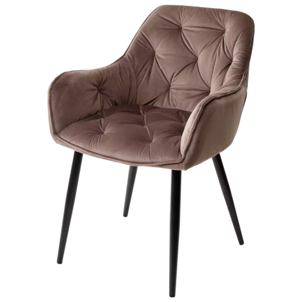 Scaun de bucătărie Fabrik Home BEL Velvet/ Brown Black photo 2 Scaun de bucătărie Fabrik Home BEL Velvet/ Brown Black photo 2