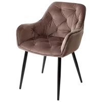 Scaun de bucătărie Fabrik Home BEL Velvet/ Brown Black photo 2