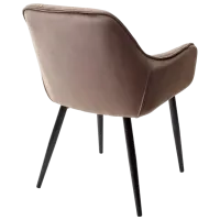 Scaun de bucătărie Fabrik Home BEL Velvet/ Brown Black photo 3