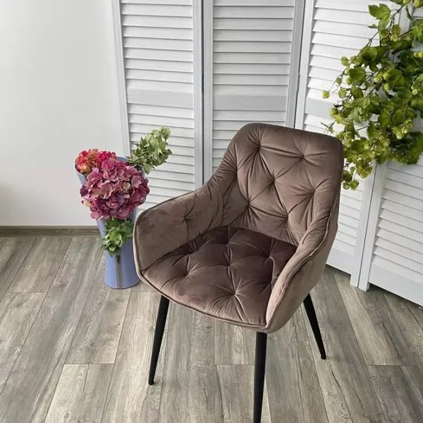 Scaun de bucătărie Fabrik Home BEL Velvet/ Brown Black photo 5 Scaun de bucătărie Fabrik Home BEL Velvet/ Brown Black photo 5