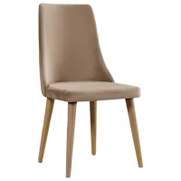 Кухонный стул Dizayno Home 082901 Ткань/ Бежевый Черный