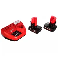 Комплект из аккумулятора и зарядного устройства Milwaukee M12NRG-602 Li-Ion / 6 Ач / 12 В