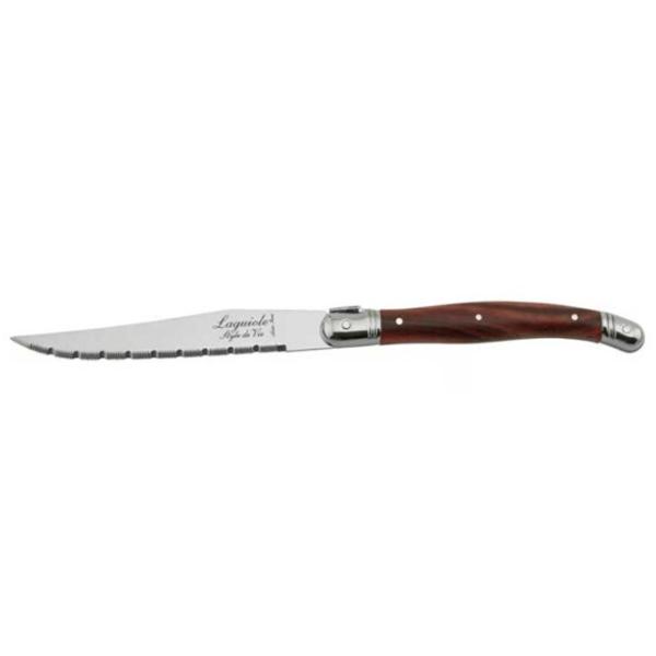 Набор ножей Laguiole Premium Line Нержавеющая сталь / Dark wood photo 2 Набор ножей Laguiole Premium Line Нержавеющая сталь / Dark wood photo 2