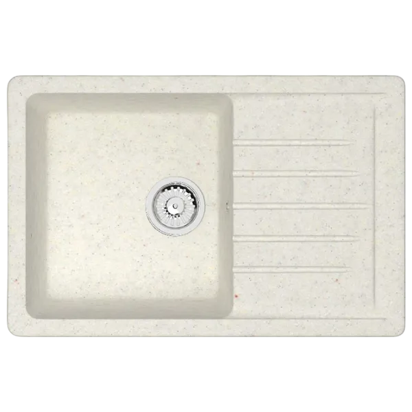 Chiuvetă Marrbaxx F016 74 x 49 / Piatră artificială / Beige photo 1