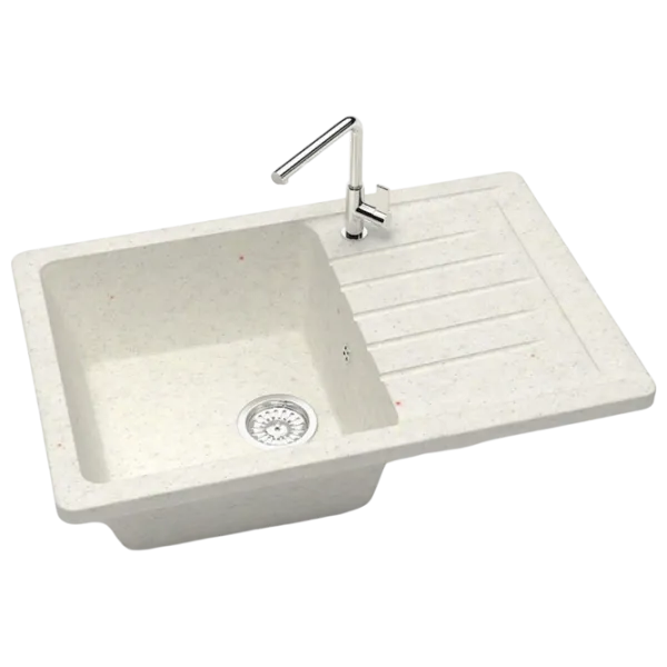 Chiuvetă Marrbaxx F016 74 x 49 / Piatră artificială / Beige photo 2