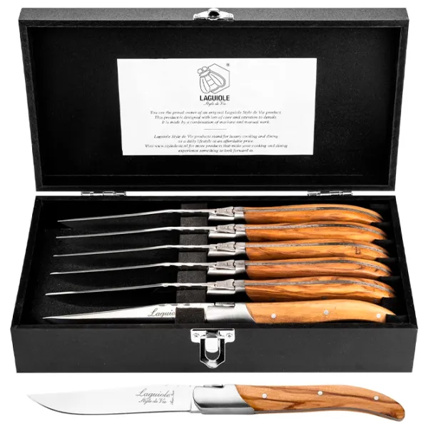 Set de cuțite Laguiole Steak Knives Oțel inoxidabil / Silver photo 1 Set de cuțite Laguiole Steak Knives Oțel inoxidabil / Silver photo 1