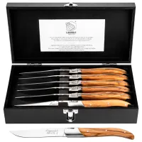 Set de cuțite Laguiole Steak Knives Oțel inoxidabil / Silver