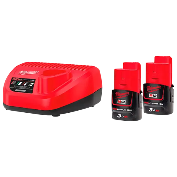 Set acumulatori și încărcător Milwaukee M12NRG-302 Li-Ion / 3 Ah / 12 V photo 1 Set acumulatori și încărcător Milwaukee M12NRG-302 Li-Ion / 3 Ah / 12 V photo 1