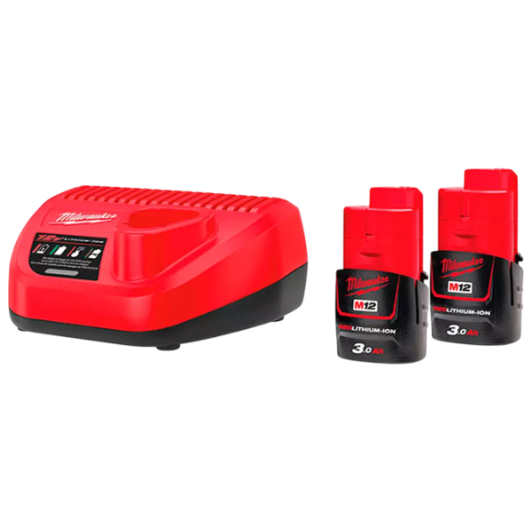 Set acumulatori și încărcător Milwaukee M12NRG-302 Li-Ion / 3 Ah / 12 V photo 1 Set acumulatori și încărcător Milwaukee M12NRG-302 Li-Ion / 3 Ah / 12 V photo 1