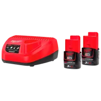 Комплект из аккумулятора и зарядного устройства Milwaukee M12NRG-302 Li-Ion / 3 Ач / 12 В