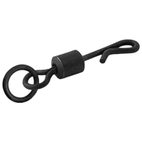 быстросменный разъем Delphin THE END Quick Swap Swivel with Ring 10 / Черный