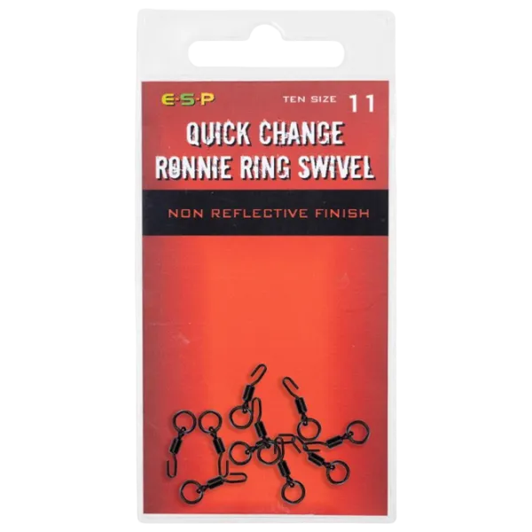 Conector pentru înlocuire rapidă ESP QC Ronnie Ring Swivels 10 / Black photo 2
