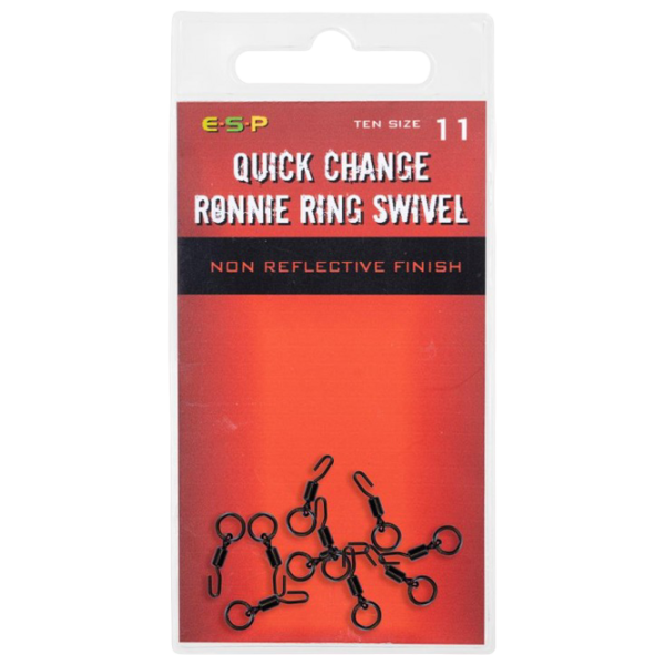 Conector pentru înlocuire rapidă ESP QC Ronnie Ring Swivels 10 / Black photo 2