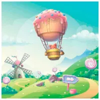 Обои DECOCODE 021-26-DE Разноцветный / Детские рисунки