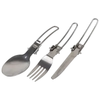 Tacâmuri de camping Yate Camper's Dining 3 / Oțel inoxidabil