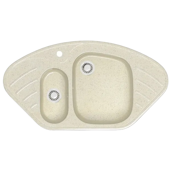 Chiuvetă Marrbaxx Z023 94.5 x 50 / Piatră artificială / Beige photo 1
