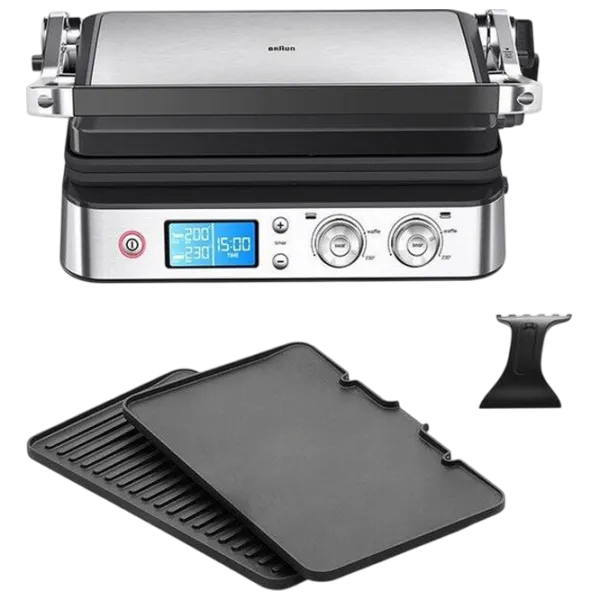 Электрогриль Braun CG9040  / 2000 Вт / Черный Нержавеющая сталь photo 4