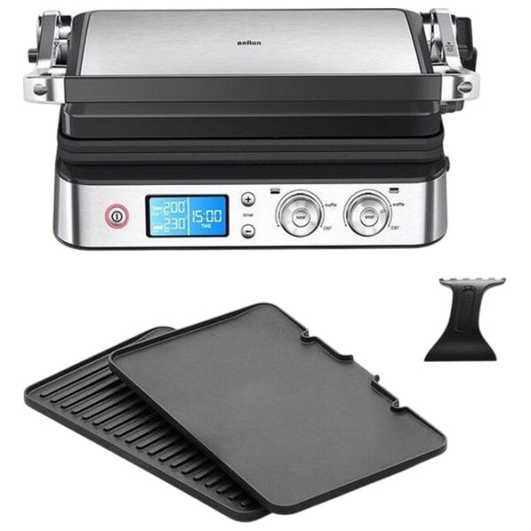 Электрогриль Braun CG9040  / 2000 Вт / Черный Нержавеющая сталь photo 4