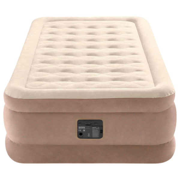 Pat gonflabil Intex Velur Ultra Plush 191 x 99 x 46 / Beige photo 2