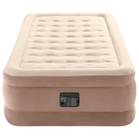 Pat gonflabil Intex Velur Ultra Plush 191 x 99 x 46 / Beige photo 2