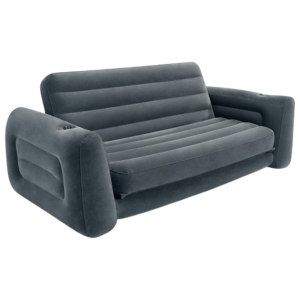 Canapea gonflabilă Intex 66552 224 x 66 x 203 / Gray photo 1