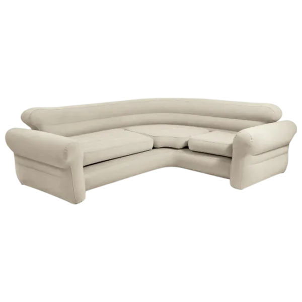 Canapea gonflabilă Intex Corner Sofa  257 x 76 x 203 / Beige photo 2