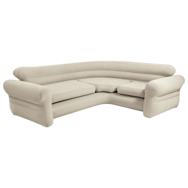 Canapea gonflabilă Intex Corner Sofa  257 x 76 x 203 / Beige photo 2