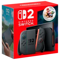 Nintendo Switch 2 Mario Kart World Bundle 256 ГБ / Черный