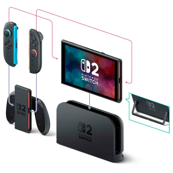 Nintendo Switch 2 Mario Kart World Bundle 256 GB / Black photo 8