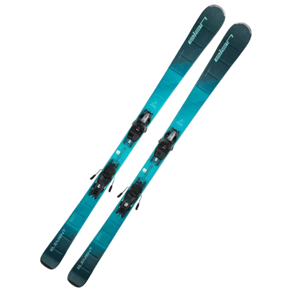 Schiuri pentru femei Elan Element W Blue LS + EL 9.0 GW Blue / 160 cm photo 3