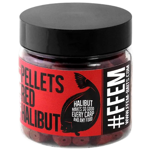 Pelete FFEM Baits Red Halibut Fish Flour / / 8 mm photo 1