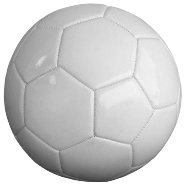 Мяч для футбола Yakimasport AllWhite ЭКО Кожа / Любительский photo 1