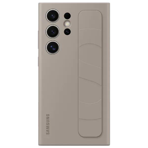 Husă pentru smartphone Samsung Galaxy S24 Ultra Samsung / Standing Cover / TPU / Taupe Brown photo 1 Husă pentru smartphone Samsung Galaxy S24 Ultra Samsung / Standing Cover / TPU / Taupe Brown photo 1