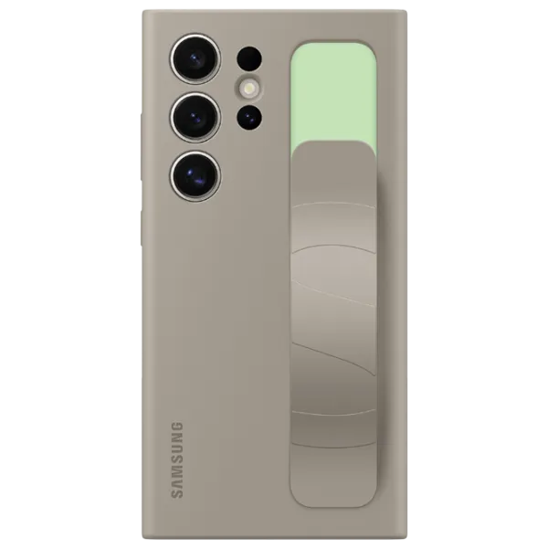 Husă pentru smartphone Samsung Galaxy S24 Ultra Samsung / Standing Cover / TPU / Taupe Brown photo 3 Husă pentru smartphone Samsung Galaxy S24 Ultra Samsung / Standing Cover / TPU / Taupe Brown photo 3