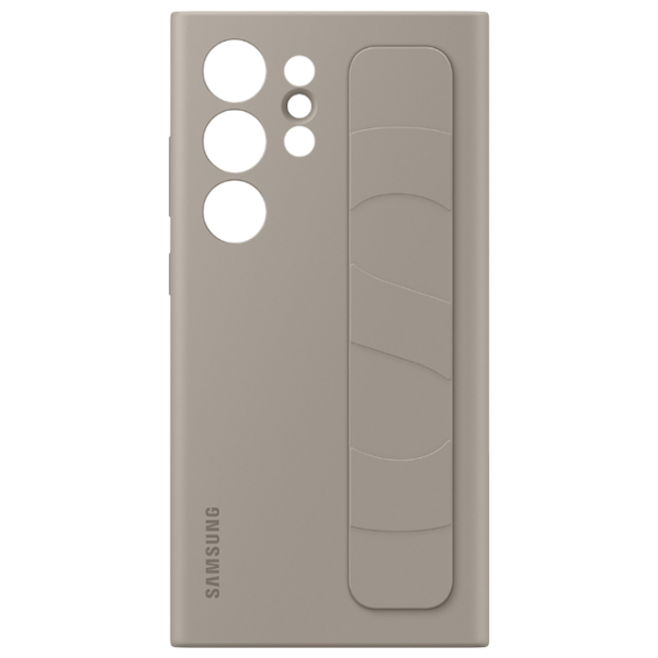 Husă pentru smartphone Samsung Galaxy S24 Ultra Samsung / Standing Cover / TPU / Taupe Brown photo 5 Husă pentru smartphone Samsung Galaxy S24 Ultra Samsung / Standing Cover / TPU / Taupe Brown photo 5