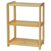 Стеллаж Drewmax RG125 86 x 40 x 30см cm / ЛДСП / Разноцветный