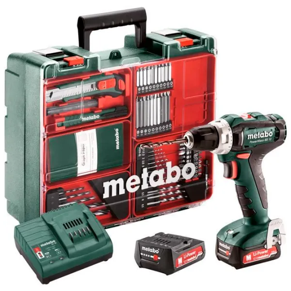 Шуруповерт Metabo BS12 2x2.0 1400 об/мин photo 2
