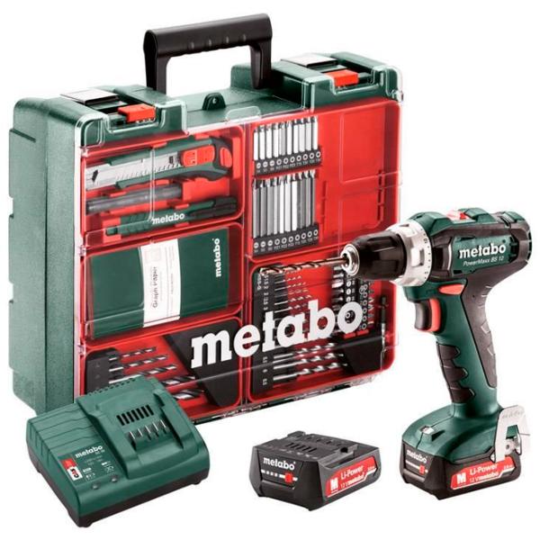 Шуруповерт Metabo BS12 2x2.0 1400 об/мин photo 2