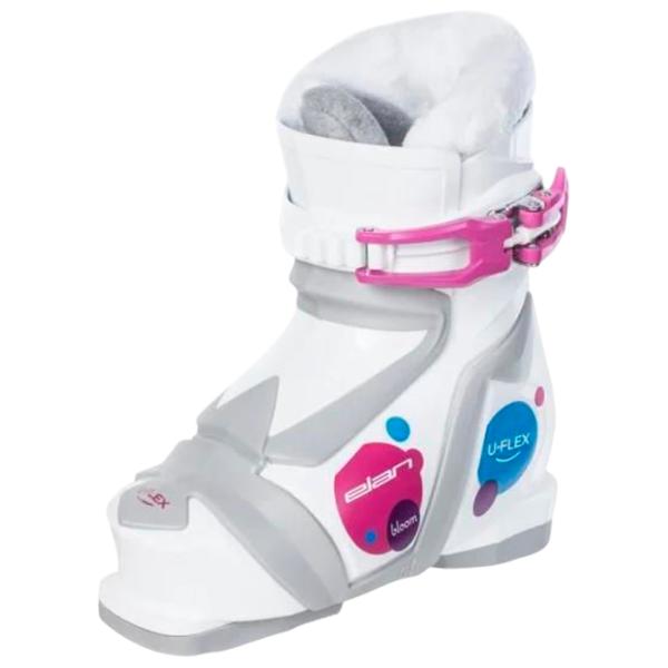 Clăpari de schi pentru copii Elan BLOOM 1 White / Poliuretan photo 3