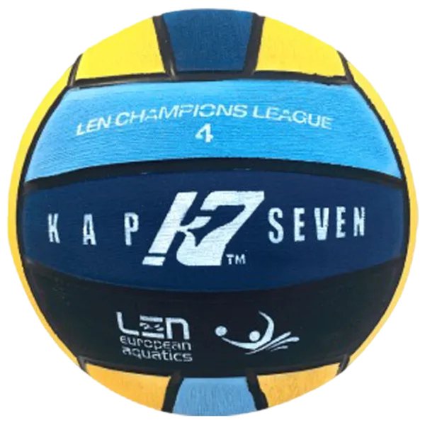 Мяч для водного поло KAP7 Turbo Len Champions League Натуральный каучук / Любительский photo 1 Мяч для водного поло KAP7 Turbo Len Champions League Натуральный каучук / Любительский photo 1