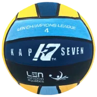 Мяч для водного поло KAP7 Turbo Len Champions League Натуральный каучук / Любительский